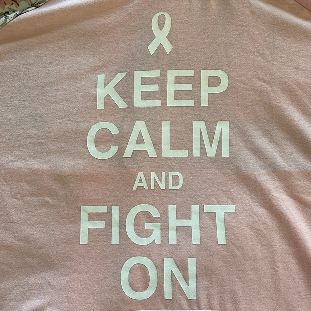 LuLaRoe Breast Cancer Lightweight Amber Hoodie Sz XL - Picture 3 of 7